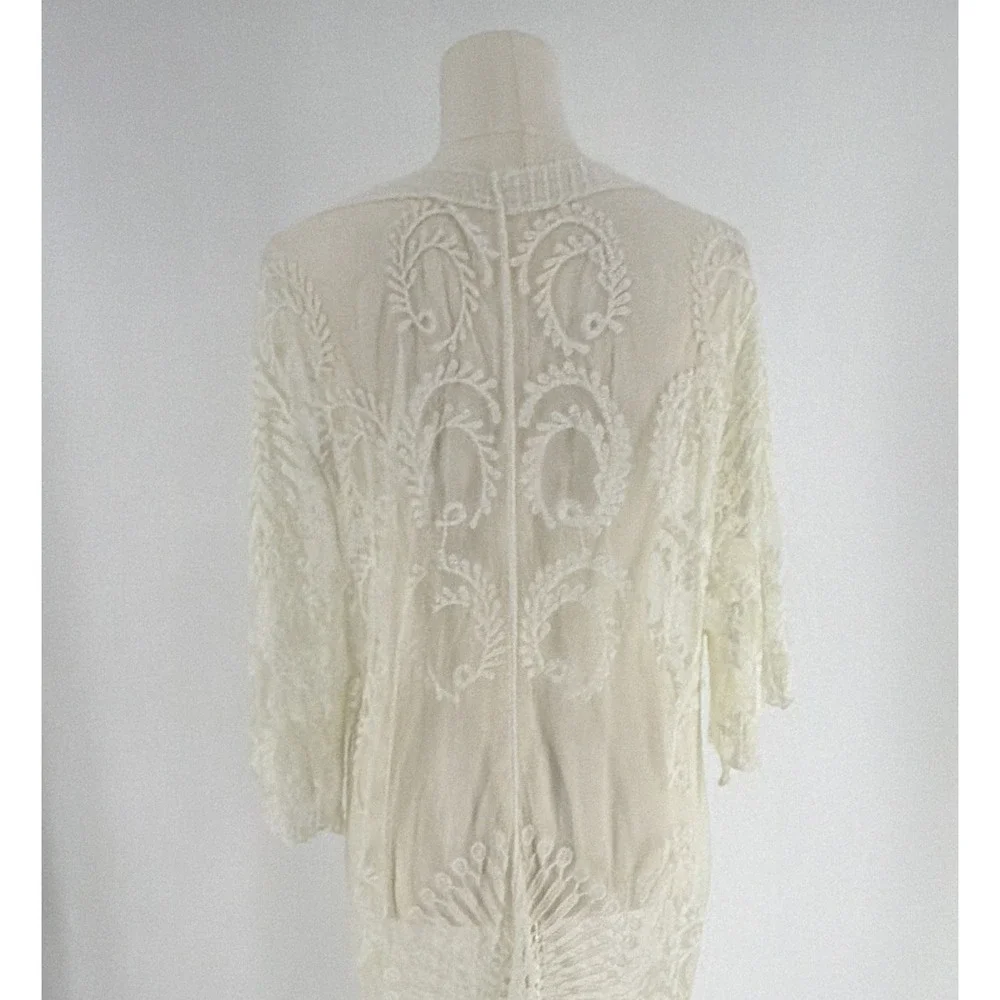 N/A ivory sheer