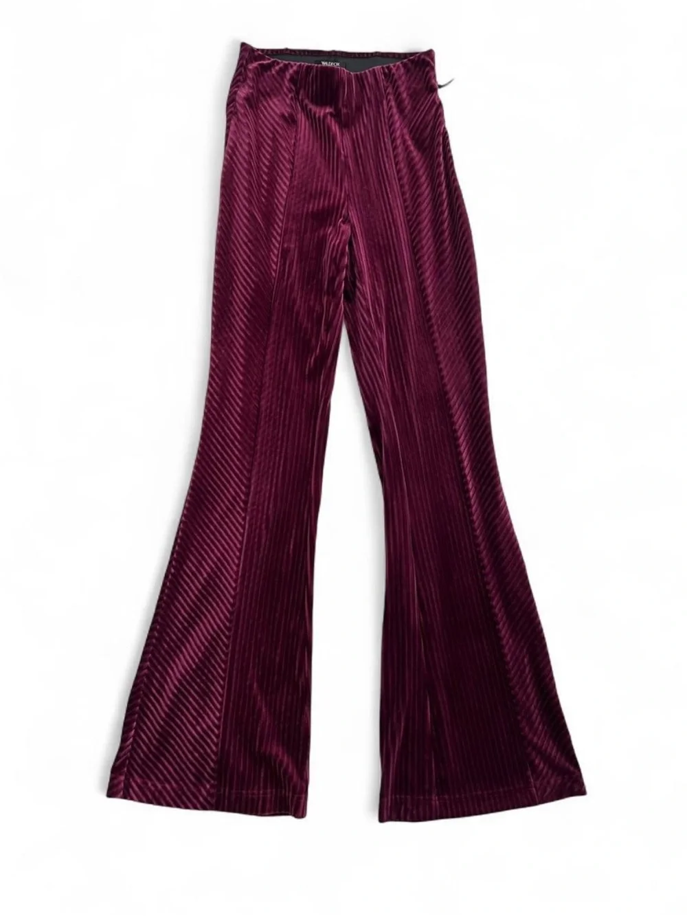Wildfox Velvet Ribbed Two-Piece Set in Deep Purple Size small