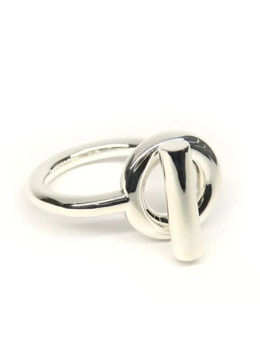 Hermes Echappee MM Ring 54 Star Silver