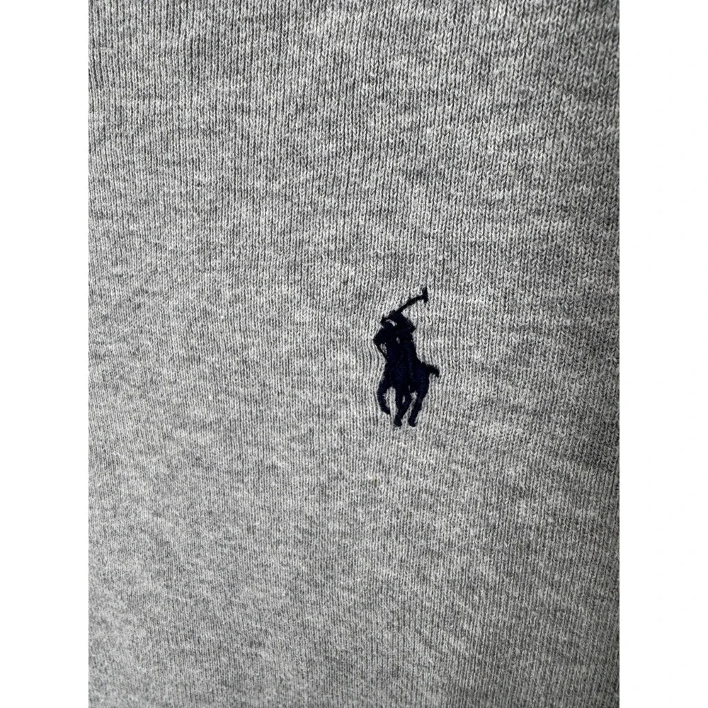 Polo by Ralph Lauren Sweater Mens XXL V Neck Gray‎ Pima Cotton Sweater Classic