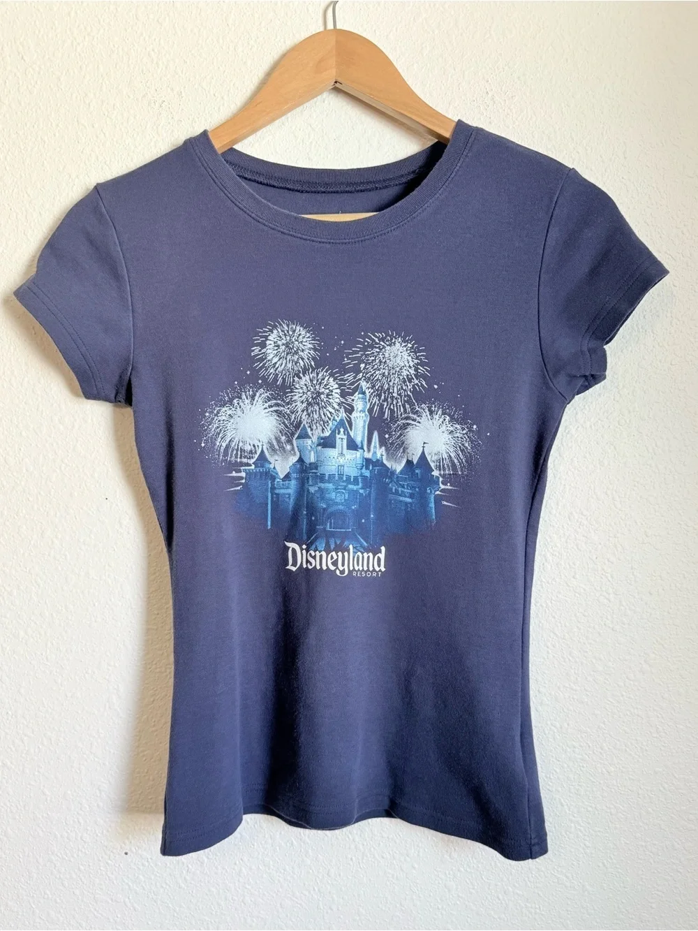 Disney Slim Fit Graphic Baby Tee Americana Y2K Style Kidcore