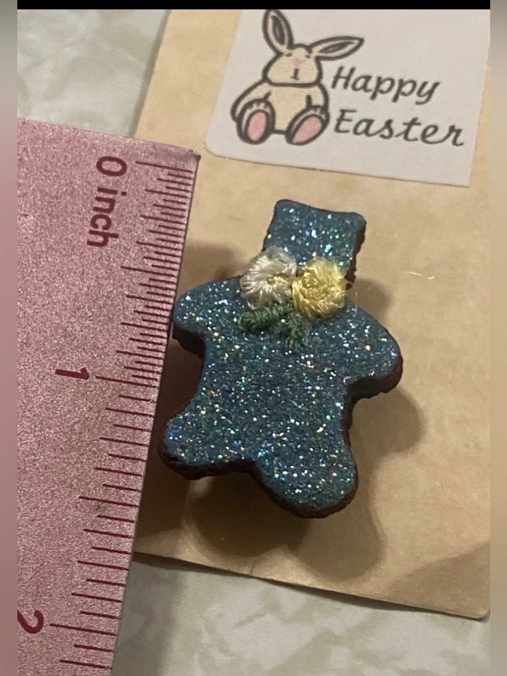 Handmade Teddy Bear Pin #9575