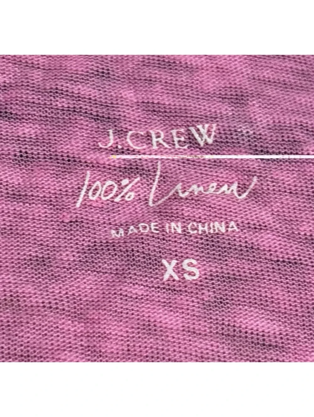 J. Crew crew linen