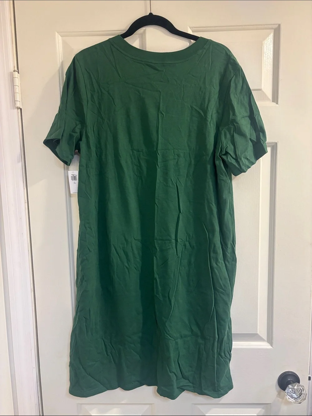 Old Navy Green Short Sleeve T‑Shirt Dress
