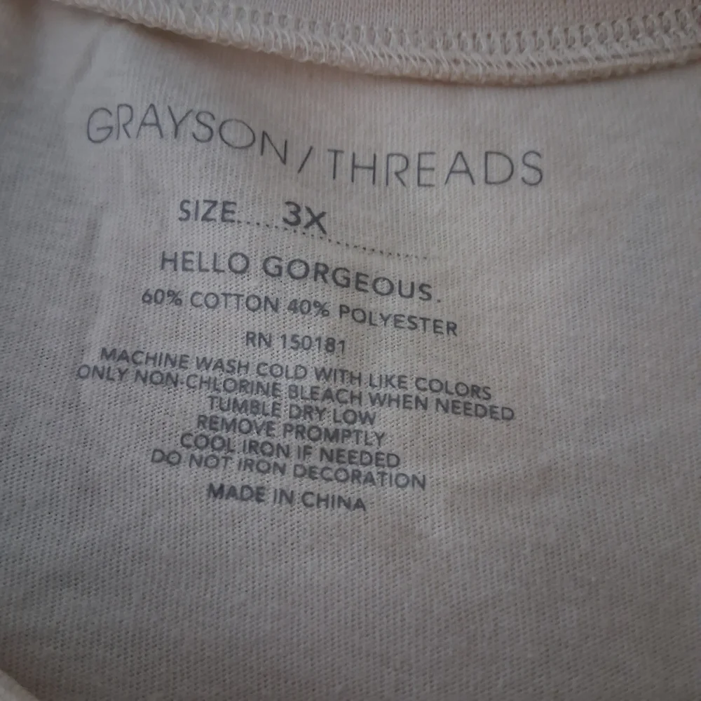 Grayson Threads casual cream