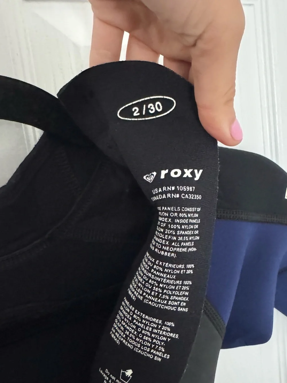 Roxy mint back