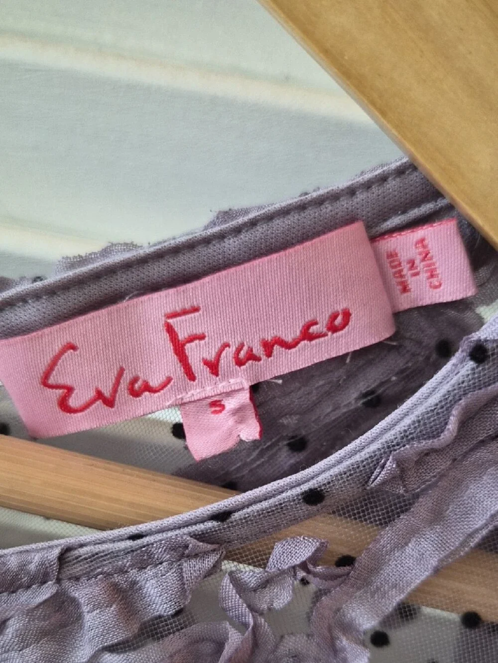 Eva Franco sheer lavender