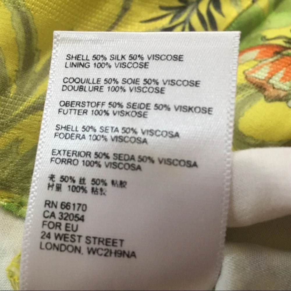 Anthropologie Marika Silk Blend Floral Blouse Dopamine