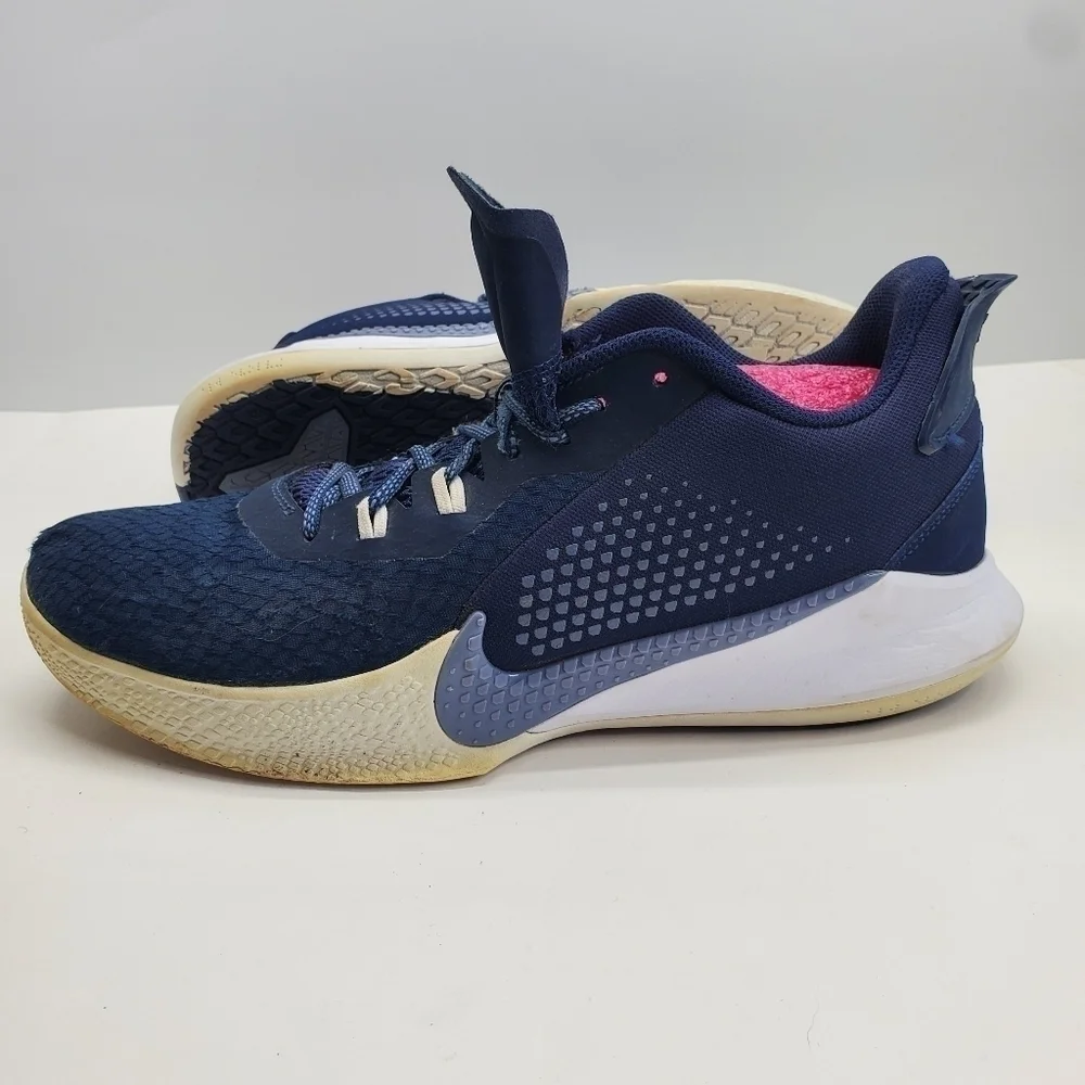 Nike Shoes Men's 11.5 Kobe Mamba Fury TB Navy Blue Sneakers CK6632-400
