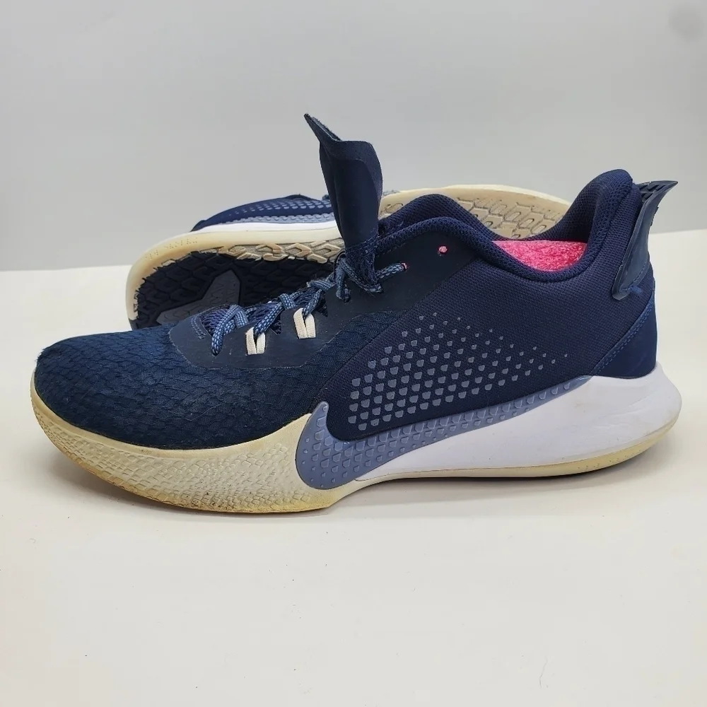 Nike Shoes Men's 11.5 Kobe Mamba Fury TB Navy Blue Sneakers CK6632-400