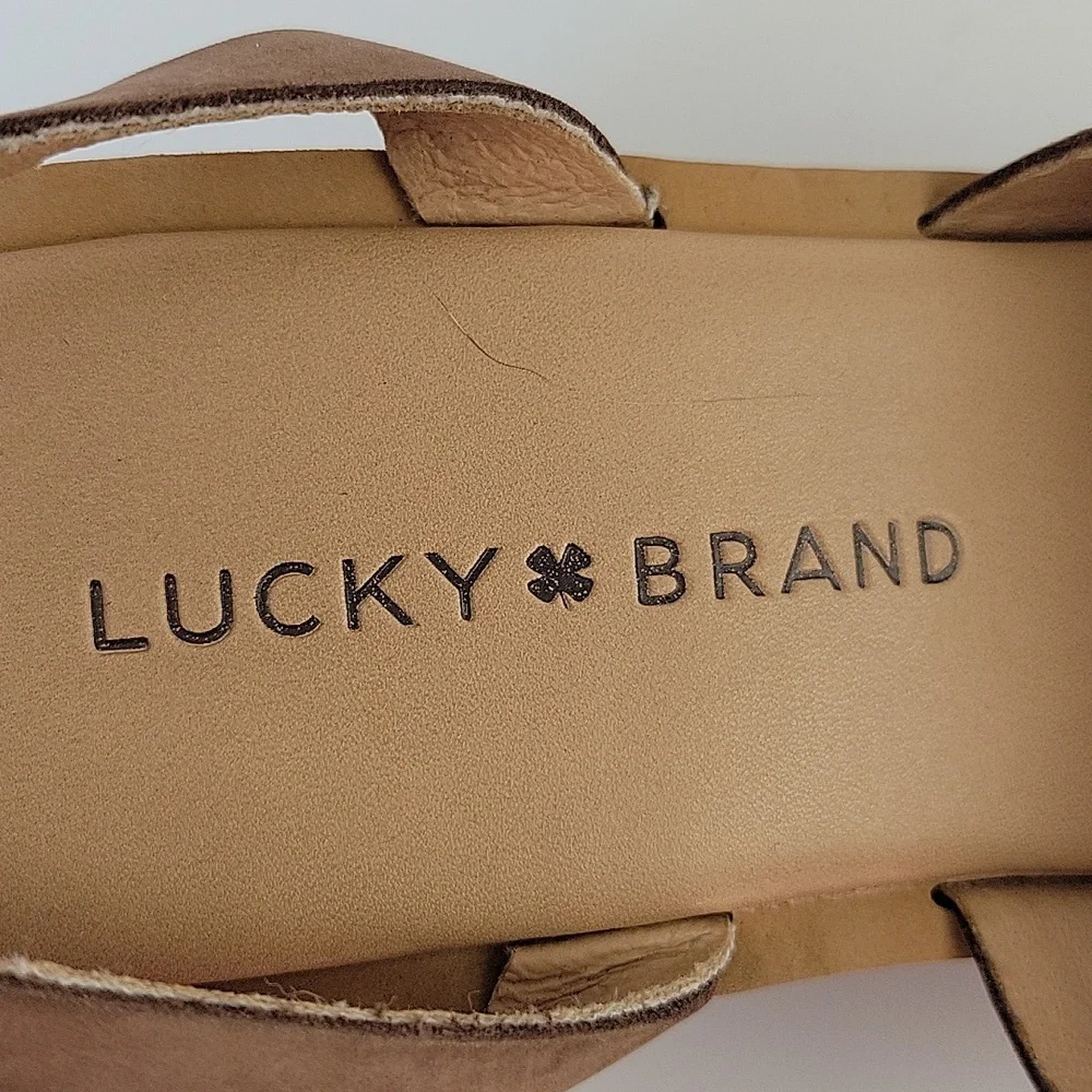 Lucky Brand pemal leather