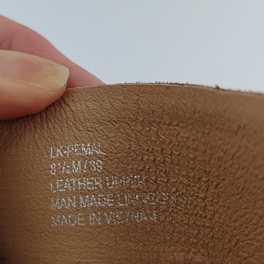 Lucky Brand pemal leather