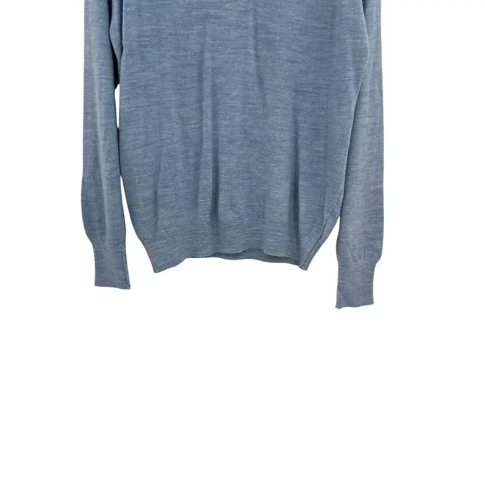 Vintage Christian Dior V Neck Sweater Blue Orlon Acrylic USA‎ Men’s XL