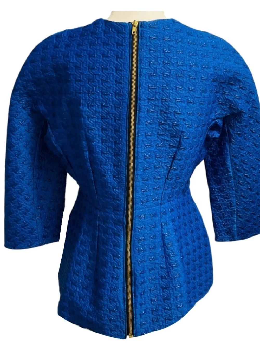 Marni blue houndstooth