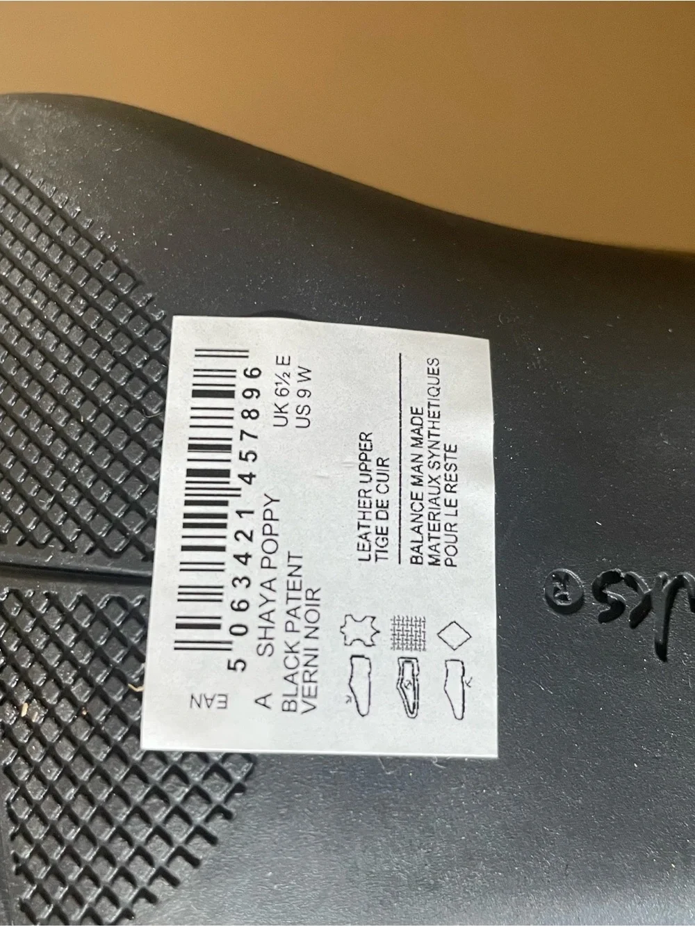 Clarks sleek black
