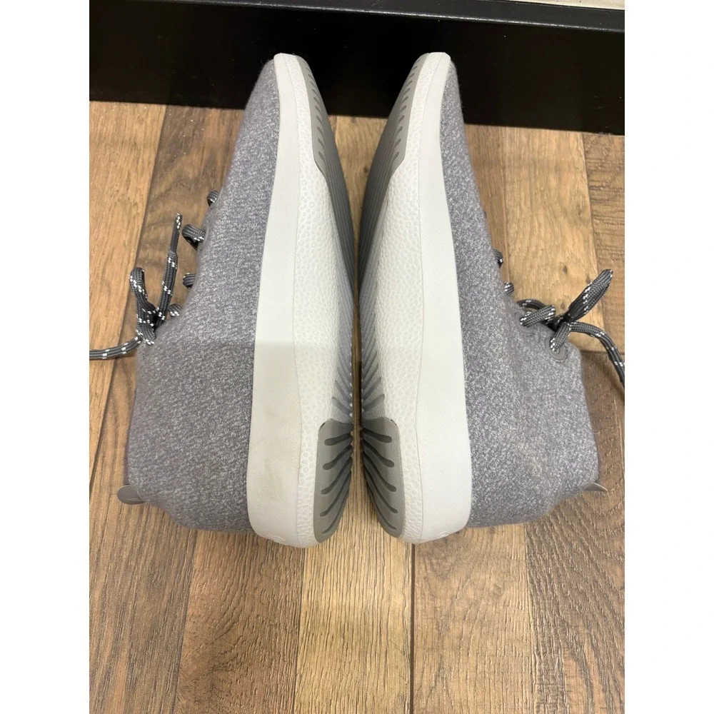 Allbirds Wool‎ Runner-up Mizzles Grey Mid Top Sneakers Womens 10 WRUMW10