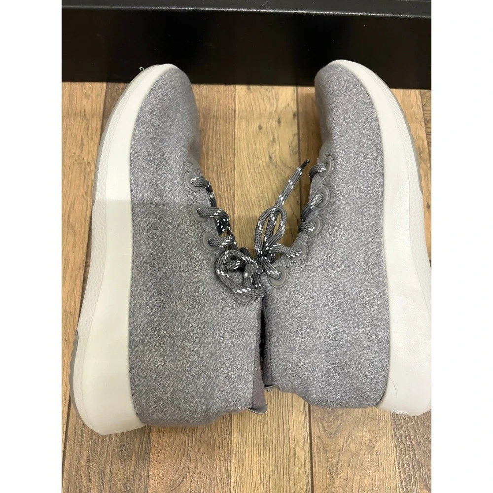 Allbirds Wool‎ Runner-up Mizzles Grey Mid Top Sneakers Womens 10 WRUMW10