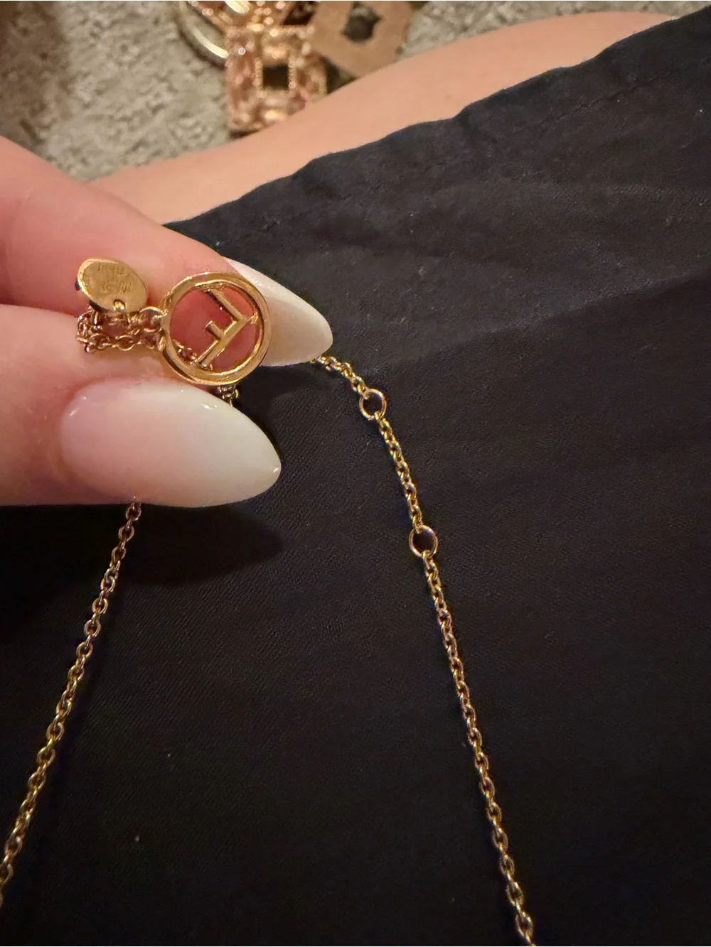 Fendi delicate gold