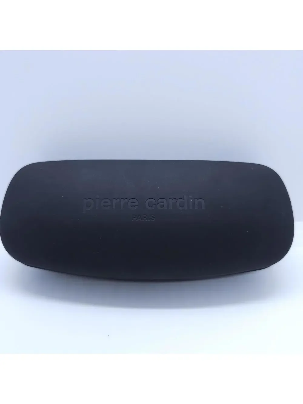 NEW PIERRE CARDIN BLACK GREY AUTHENTIC EYEGLASSES CLAMSHELL CASE ONLY
