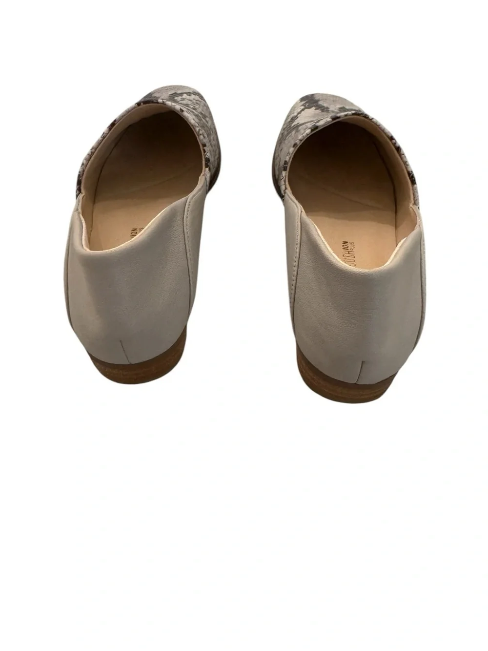 Clarks Pure Tone loafers in a grey snake combi print women’s size 6M