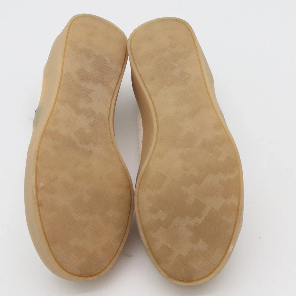 Dr. Scholls Sneakers Womens 6 Madison Lace White Platform Gum Sole Excellent
