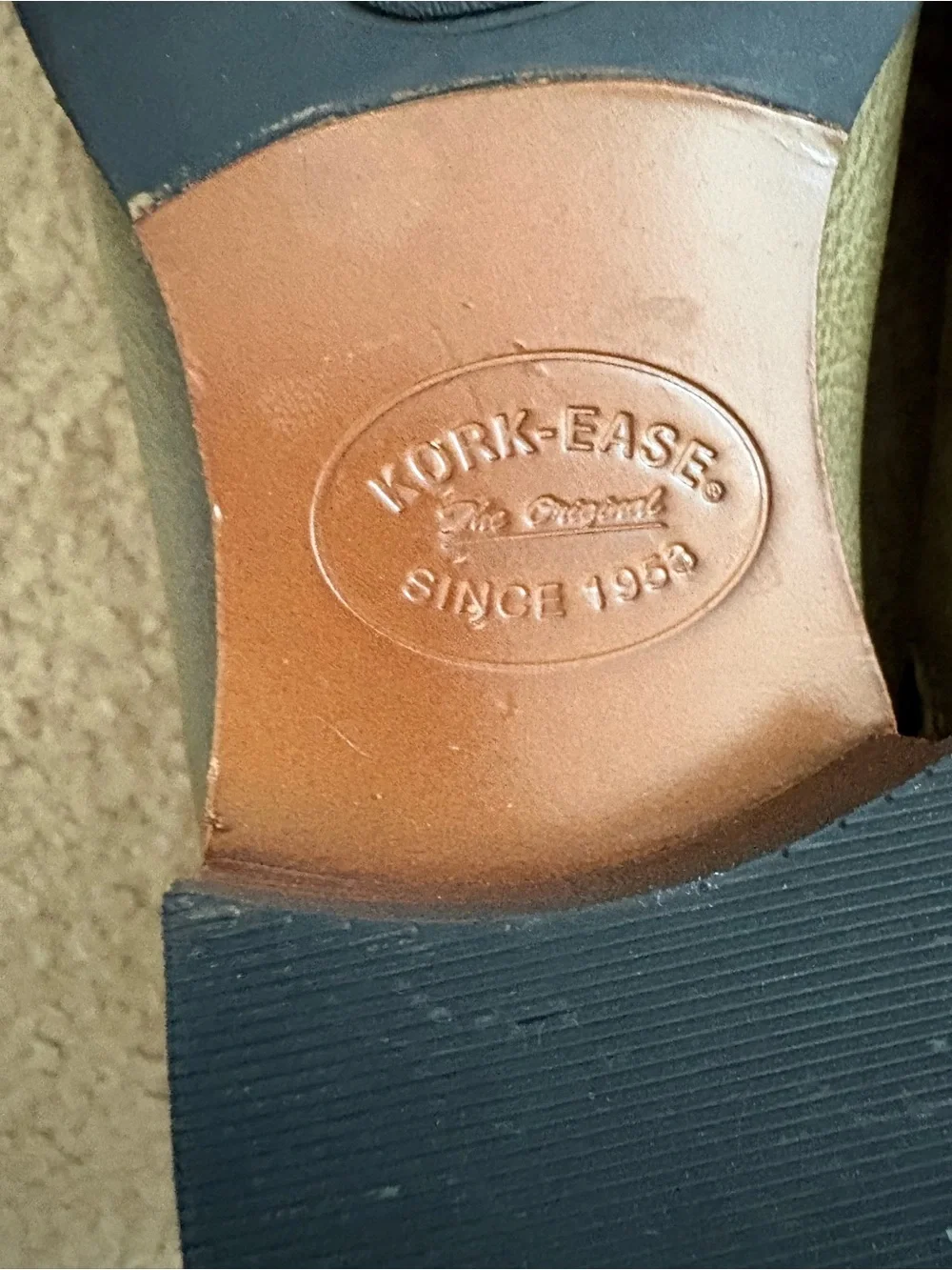 Kork-Ease olive leather