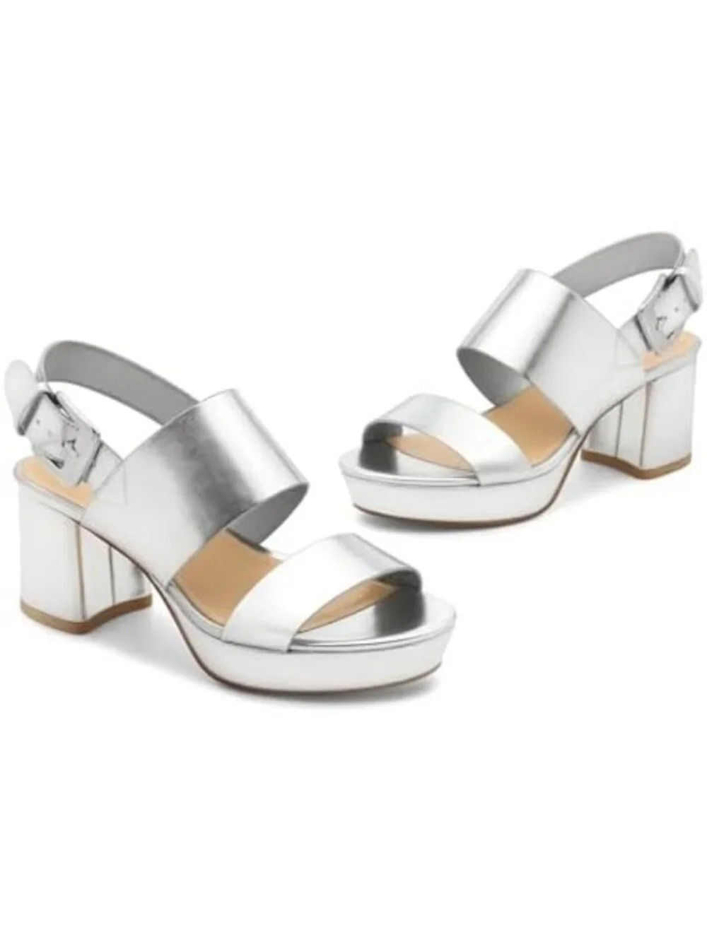 Stylish Women's Platform Block Heel Sandals - Dressy Open Toe Ankle Strap Shoes