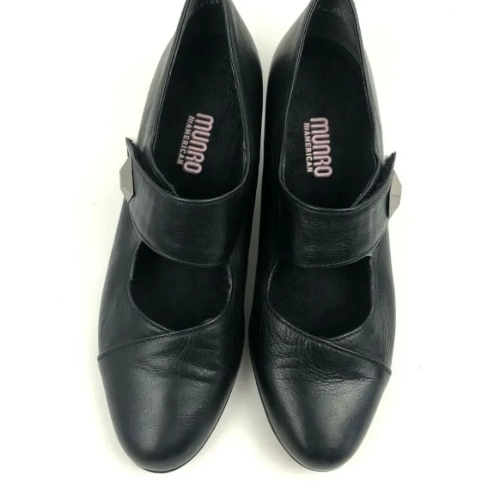Munro Leann Black Comfort Pump 8