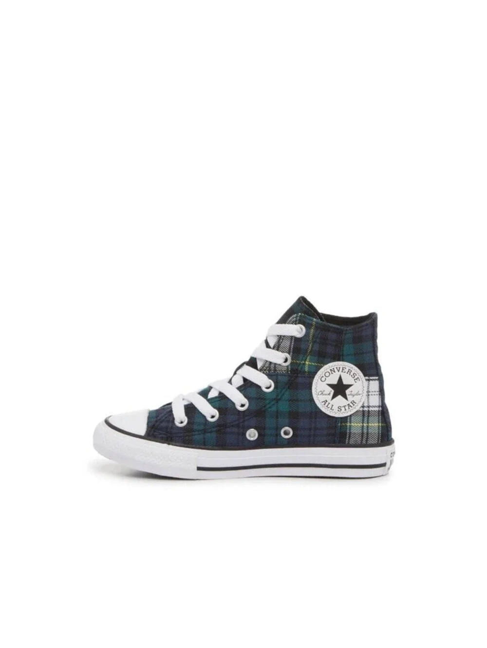 Converse Chuck Taylor All Star Plaid High Boy's Fashion Sneakers Size 11 Youth