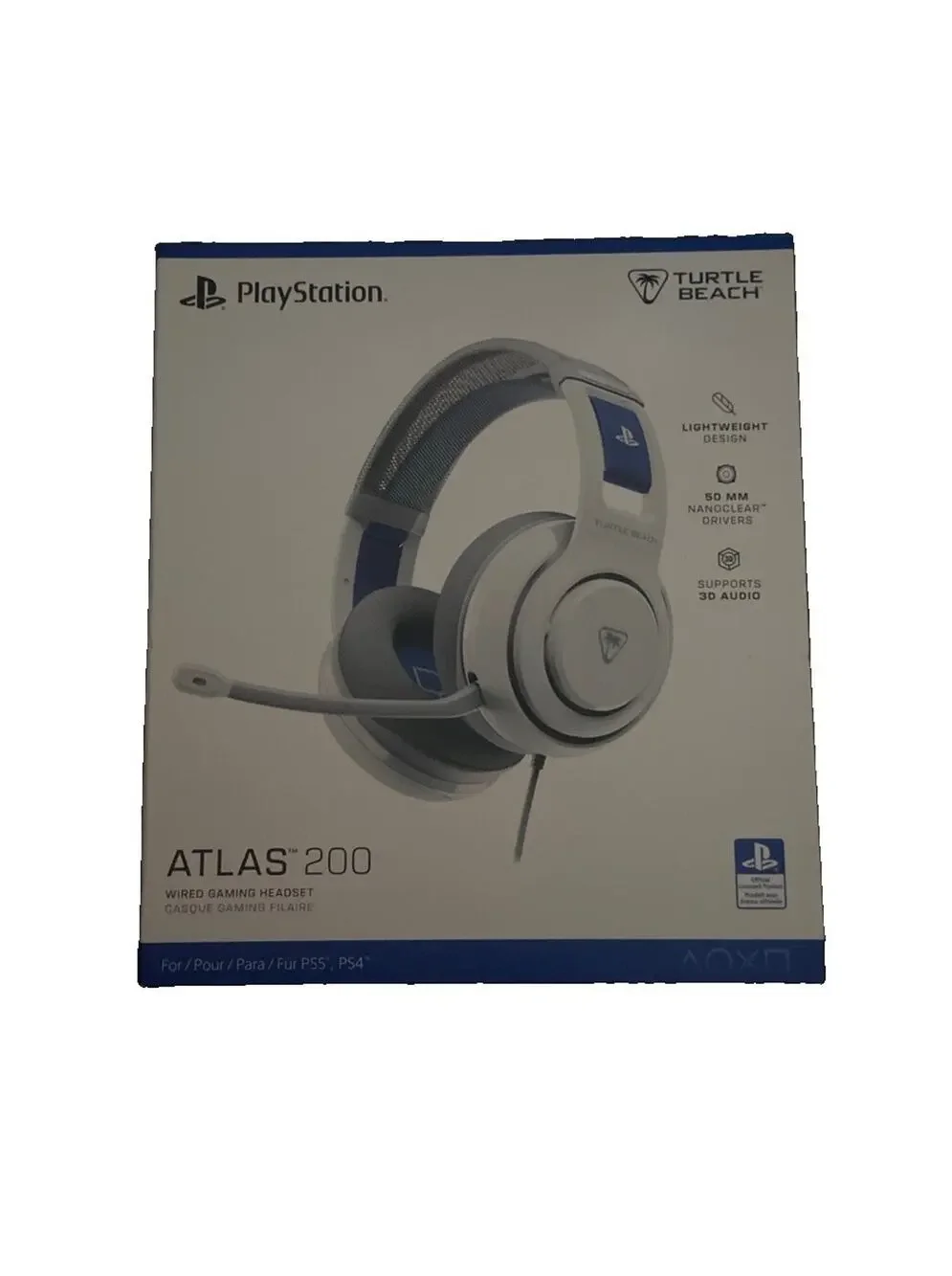 Turtle Beach Playstation Atlas 200 Gaming Headset White