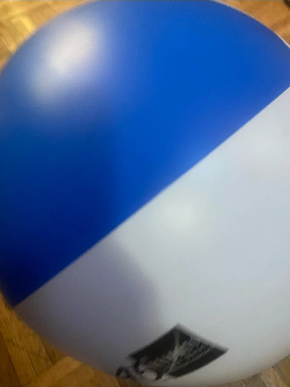 Blue and White Inflatable big Beach Ball - Home Party Supplies