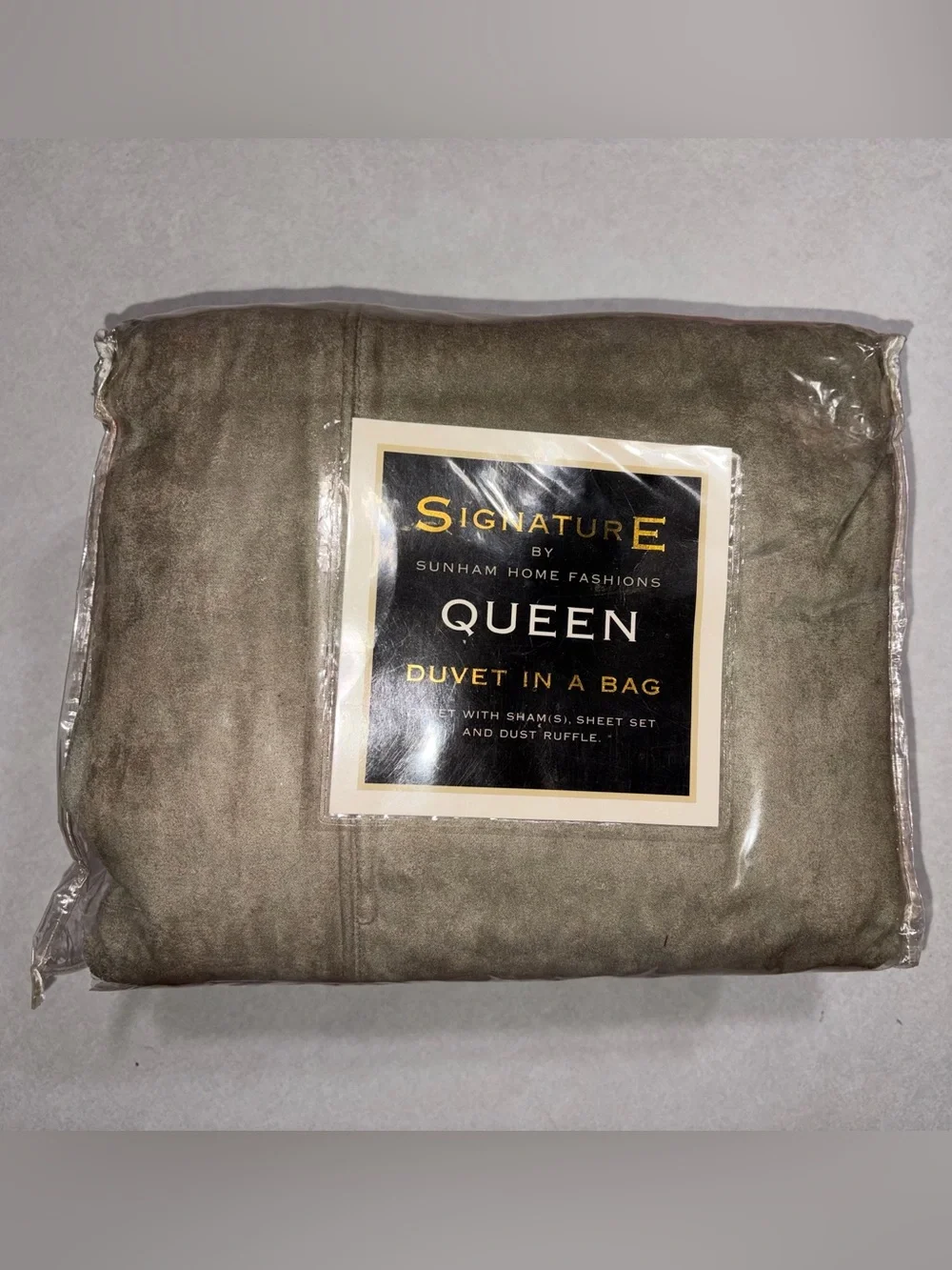 Sunham Home Fashions queen duvet