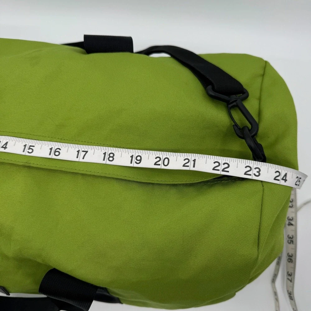 REI Duffel Bag Lime Green Large Duffle Travel Gym Shoulder Strap Outdoor Gear