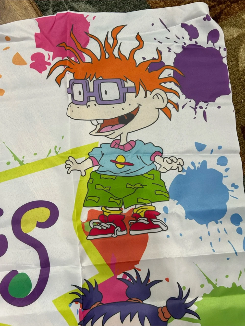 Rugrats Birthday Party Decorations Lot Backdrop Balloons Cake Cupcake Toppers