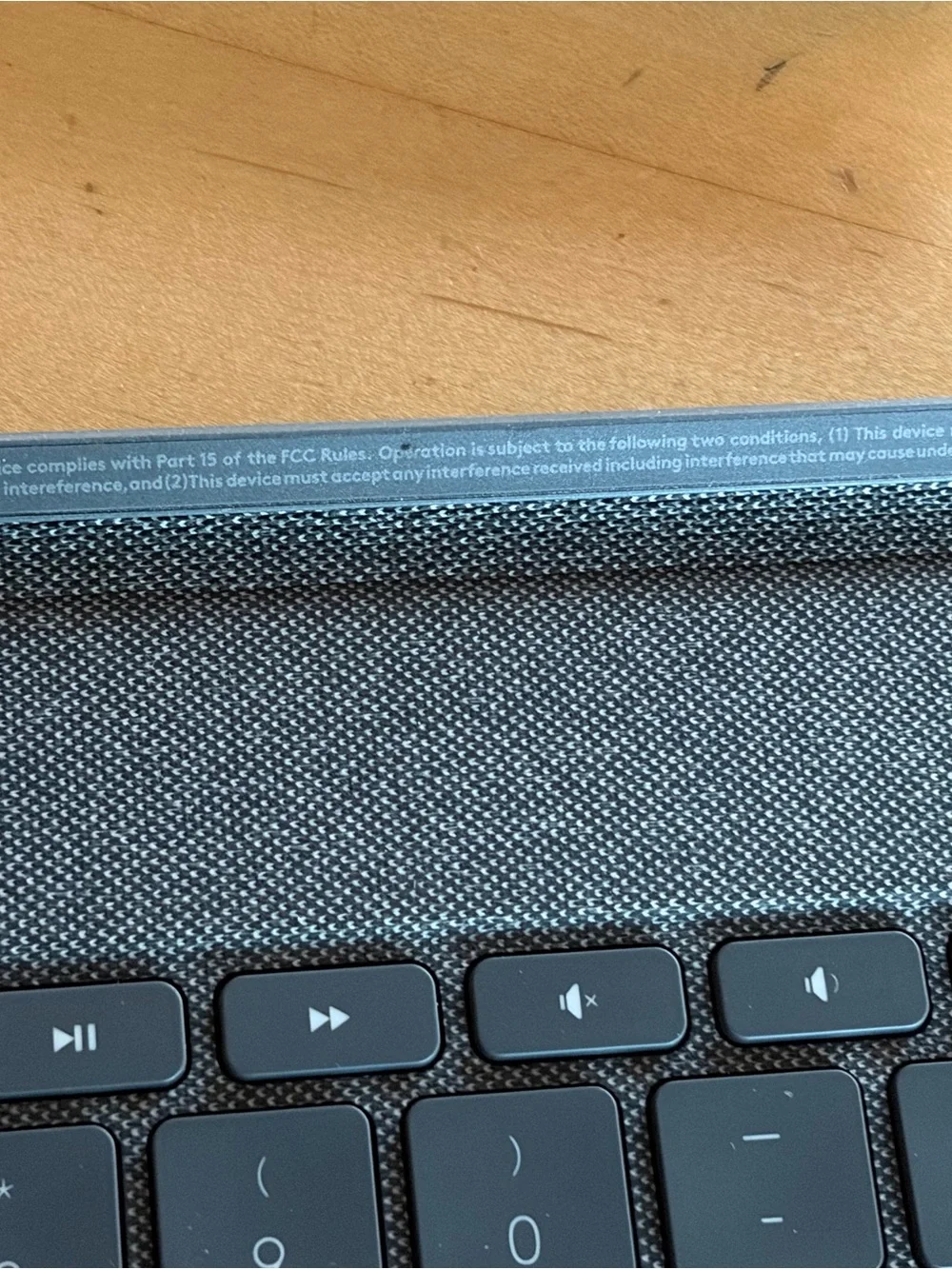 Logitech compact keyboard