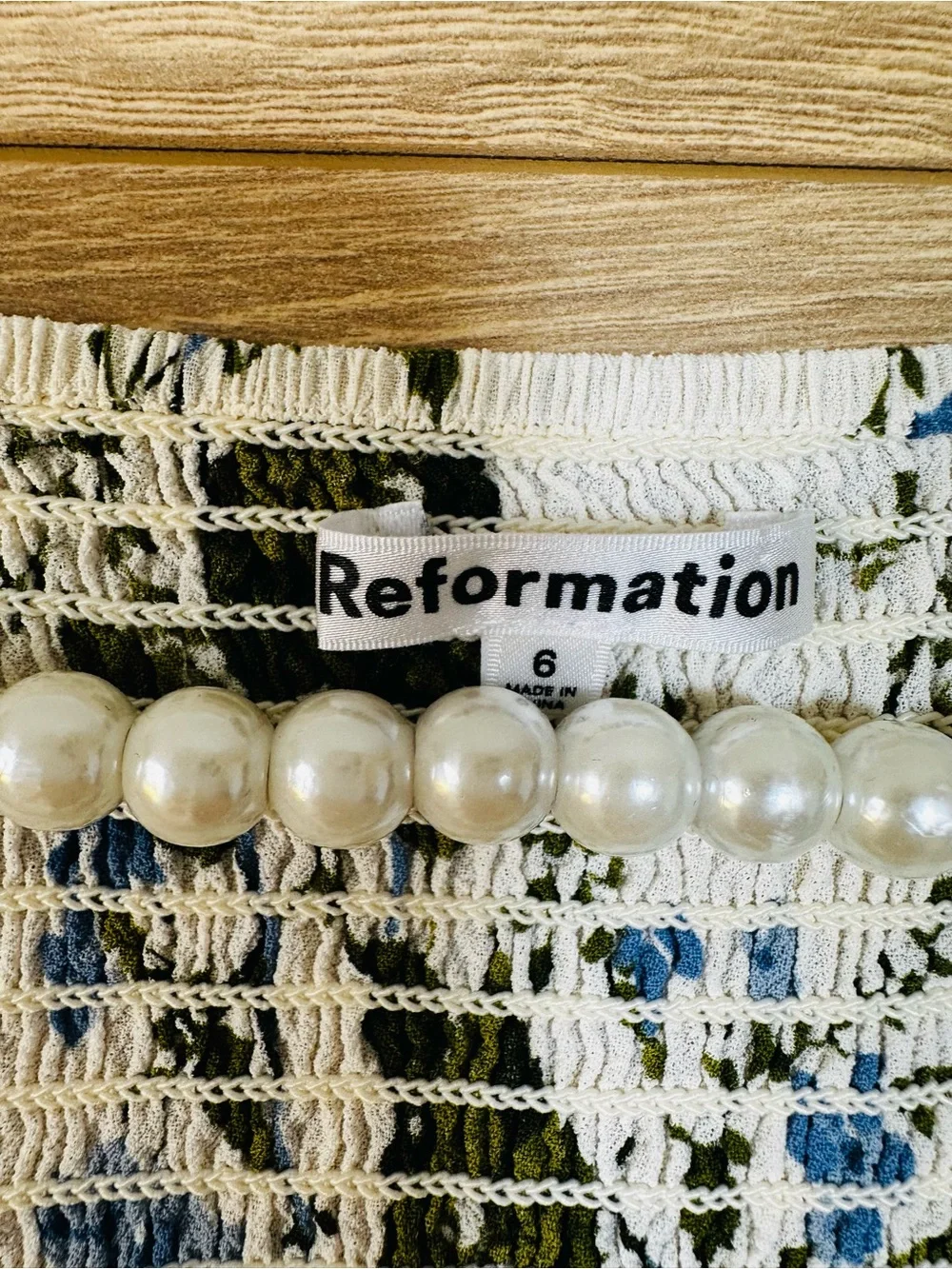 Reformation cream square