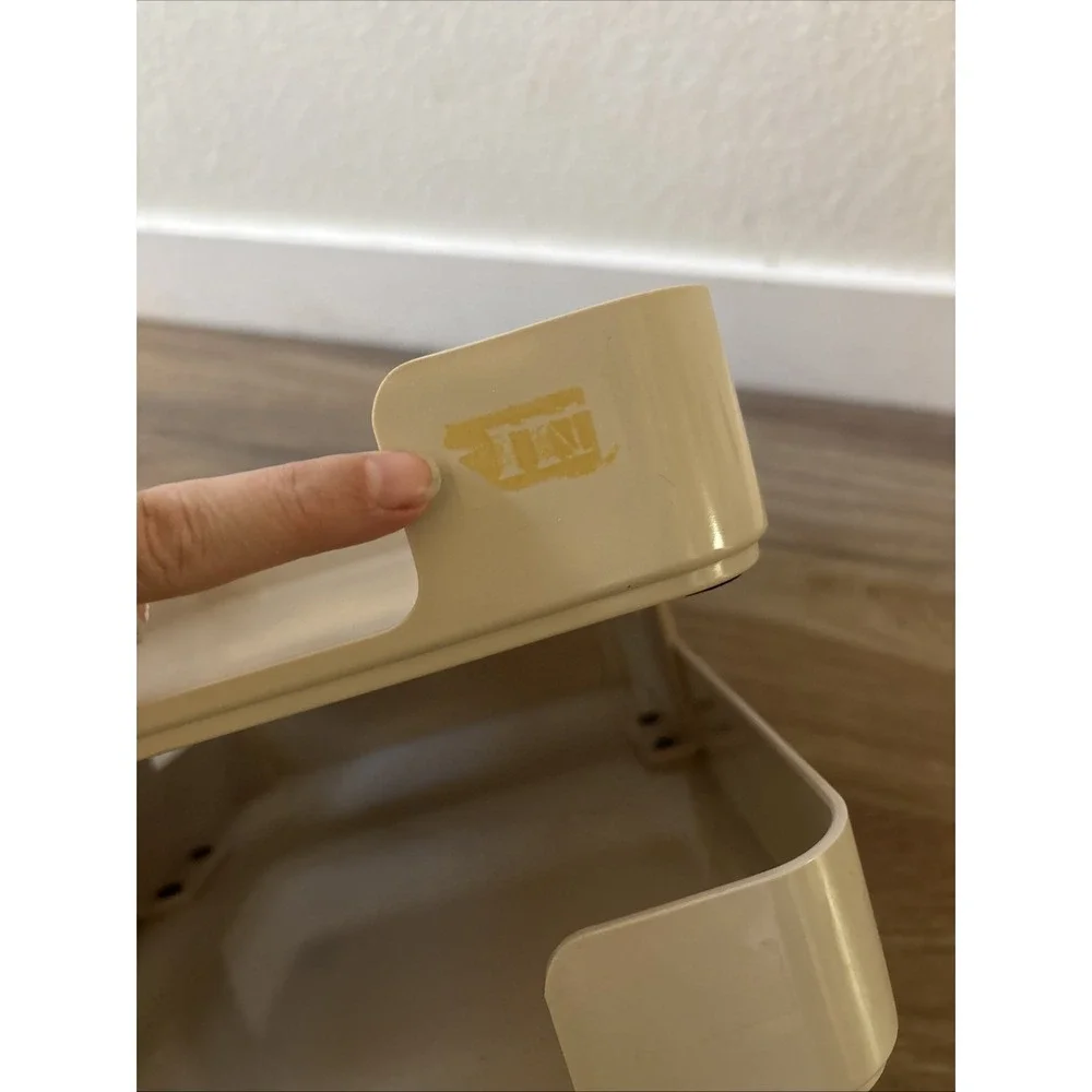 William Sklaroff Radius One Desk Organizer Tray Tan Beige Vintage Mid Century