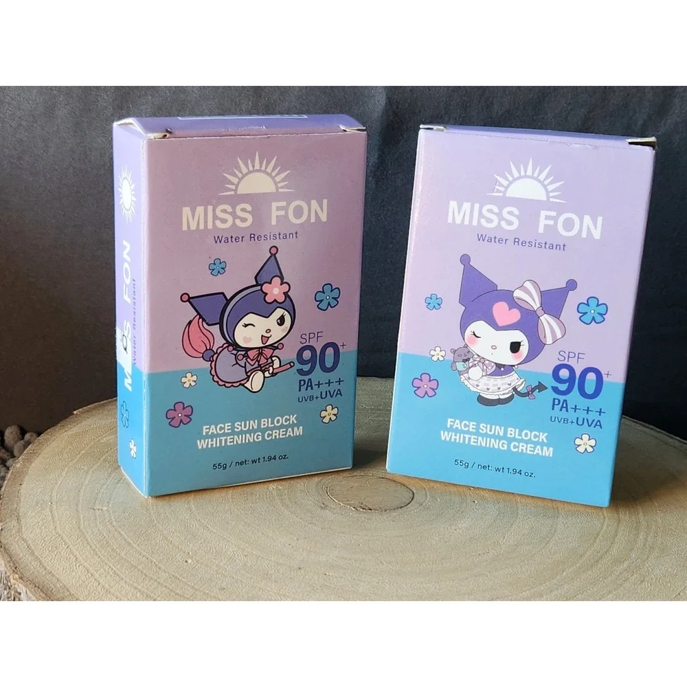 Lot Of 2~90 Spf‎ HK Miss Fon Theme Keromi Sunscreen For Kids. New In Box!
