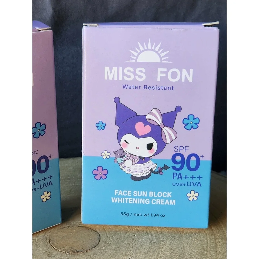 Lot Of 2~90 Spf‎ HK Miss Fon Theme Keromi Sunscreen For Kids. New In Box!