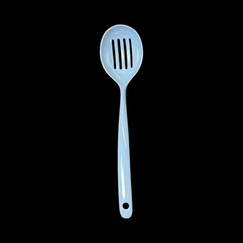 Copco Vintage Light Blue Melamine Slotted‎ Spoon