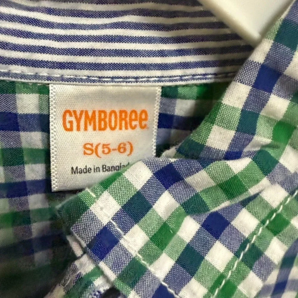 Gymboree check poplin