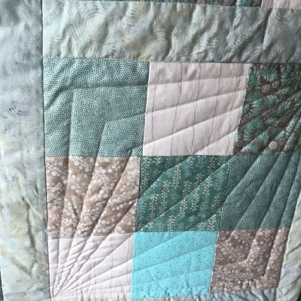 Hand Crafted batik quilt print