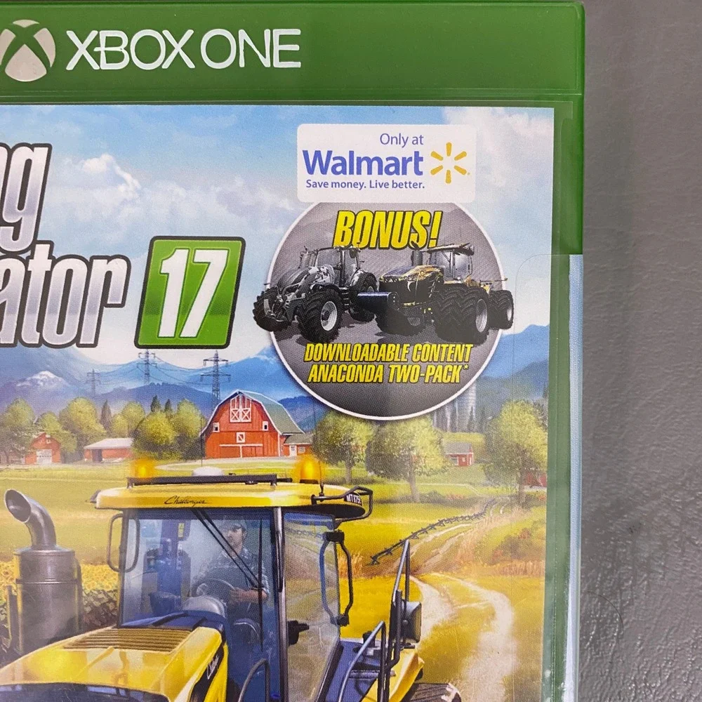 Farming Simulator 17 Xbox One Walmart Exclusive‎ Bonus DLC Anaconda Two-Pack NEW