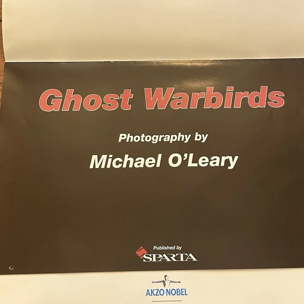 2002 Ghost Warbirds Calendar AKZO Nobel/Sparta P-51D P-47D F6F A26C P-40C . . .