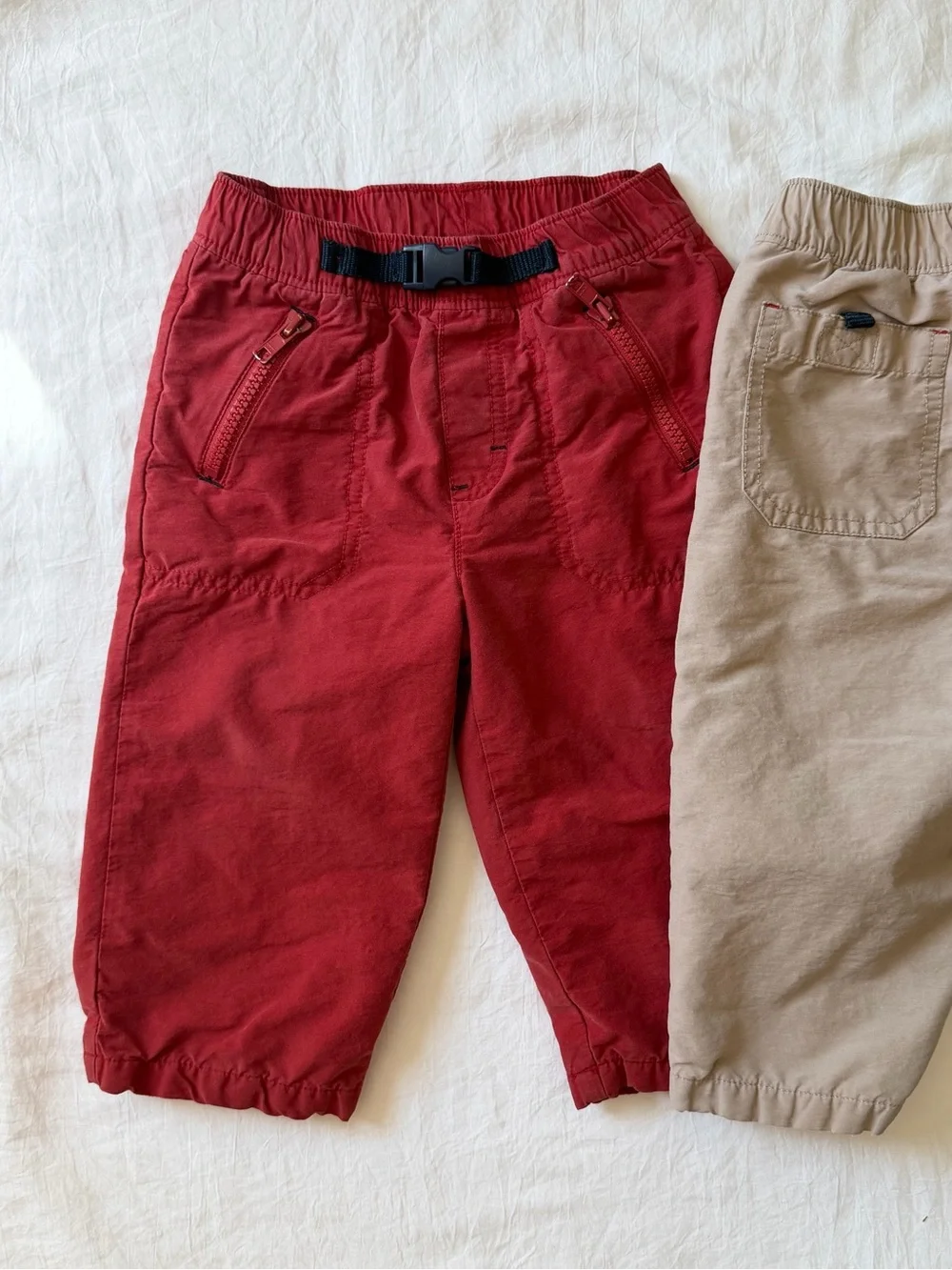 Vintage Y2K Gymboree 2006 Lined Cargo Pants 2-Pair Lot 12-18M