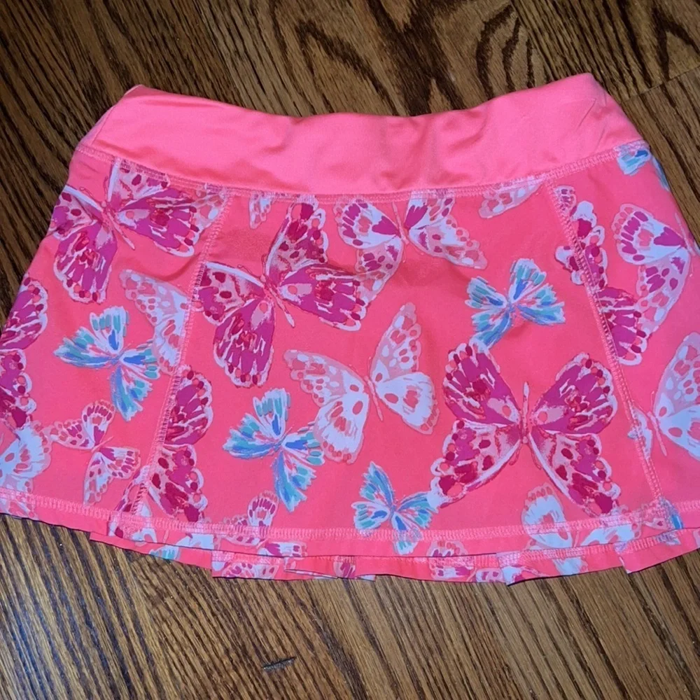 Gymboree girls butterfly tank/skort set and shirt/leggings size medium (7/8)
