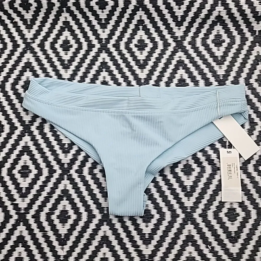 Frankies Bikinis Stevie Ribbed Bottoms.