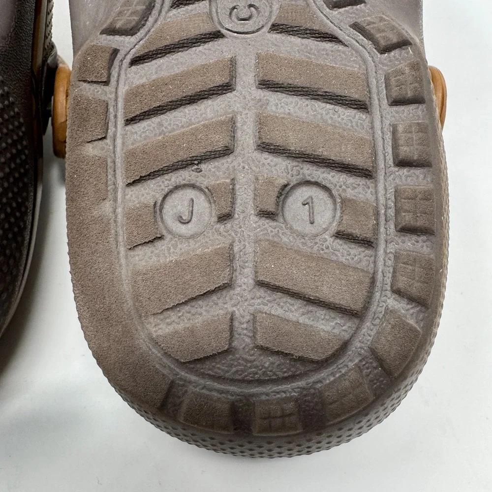 Crocs Star Wars Chewbacca‎ Classic Lined Clog Chewy Brown Kids Size J 1