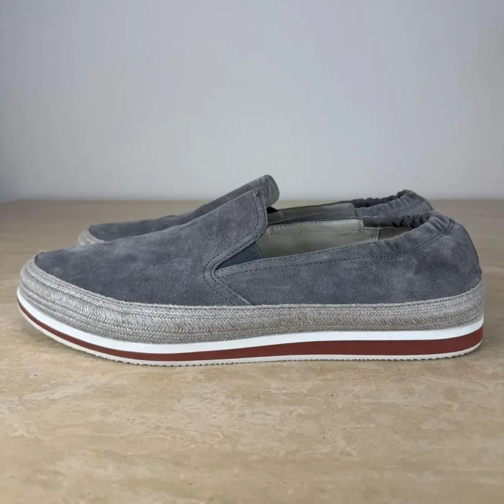 Prada Men's Grey Boat-shoes