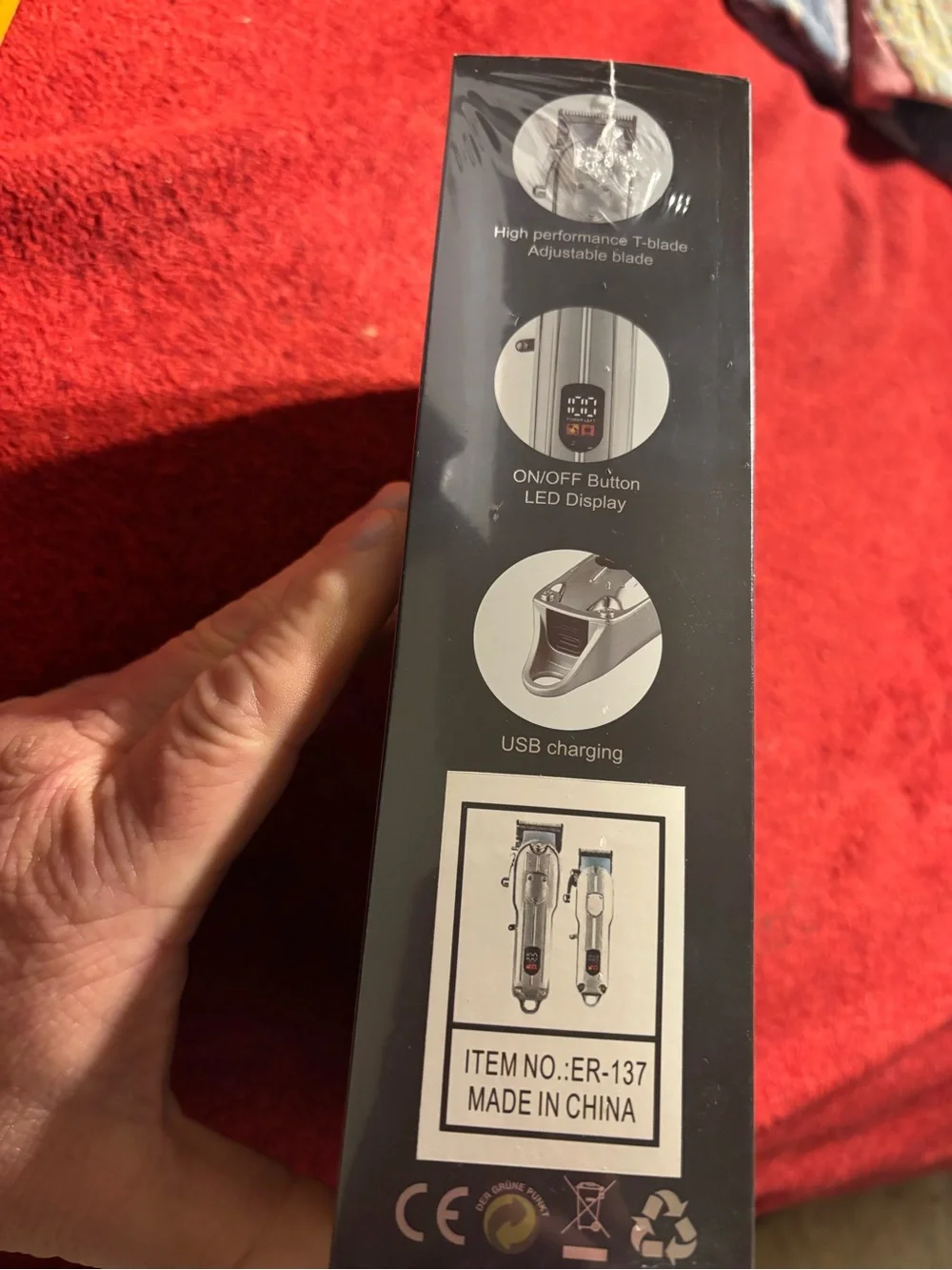Hair Clipper professional silver